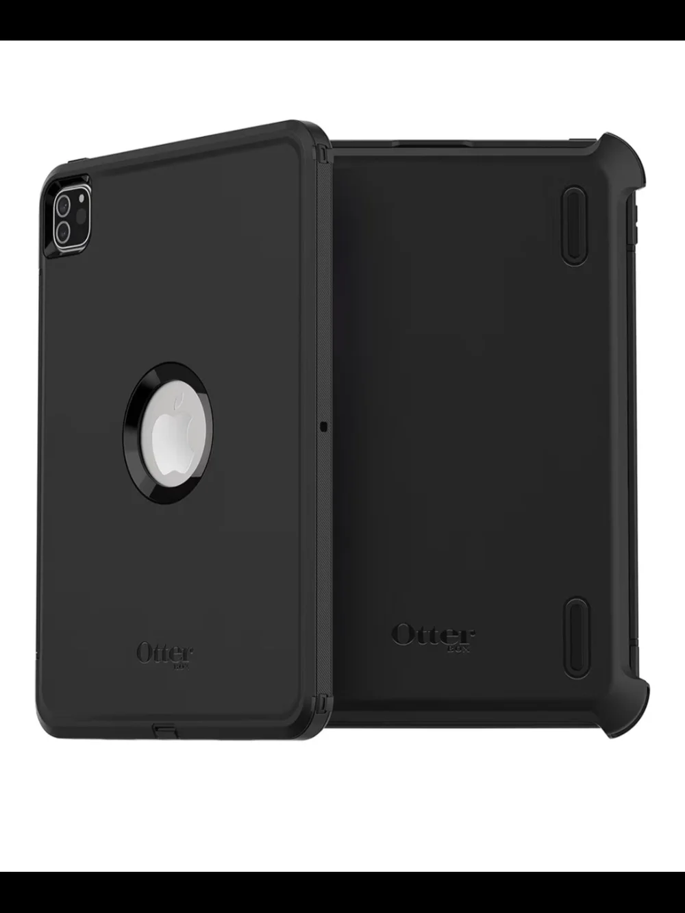 Otter Box Defender Series. Black Tablet Case with Integrated Stand